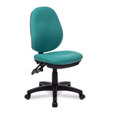 Nautilus Designs Java 200 Medium Back Twin Lever Fabric Operator Office Chair Without Arms Green - BCF/P505/GN DD
